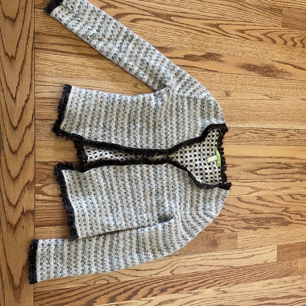 Sigrid Olsen vintage knit cardigan size small